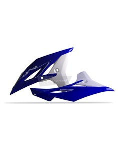 Yamaha YZ250F - Radiator Scoops Blue/White - 2010-13 Models Polisport 8413700006