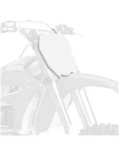 Yamaha YZ125/250 - Front Number Plate White - 2015-20 Models Polisport 8678400001