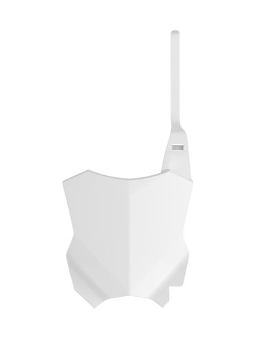 Kawasaki KX250F - Porta Números Delantero Blanco - Modelos 2017-20 Polisport 8665900002