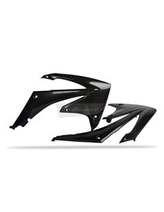 Honda CRF250R - Tampas de Radiador Pretas - Modelos 2010-13 Polisport 8412700003