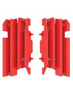 Honda CR125,CR250 - Rejillas de Radiador Rojo - Modelos 2000-04 Polisport 8459900002