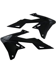 Suzuki RMZ250 - Tampas de Radiador Preto - Modelos 2019-20 Polisport 8421100003