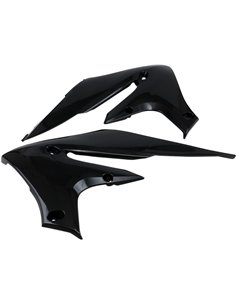 Yamaha YZ250F, YZ450FX, WR450F - Caches de Radiateur Noir - Modèles 2019-20 Polisport 8415100003