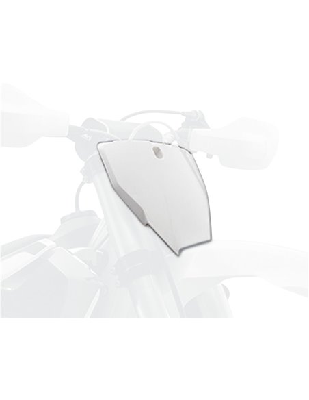 Front cover number plate front TC / FC 19- WH Polisport 8666500001