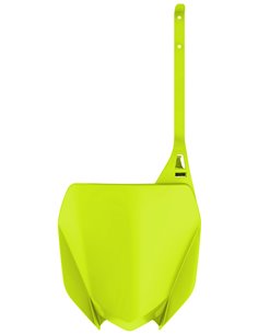 Placa de matrícula da tampa frontal YZF18- FLUO YE Polisport 8666000004