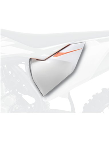 Tapa de caixa de l'filtre KTM 19- WH Polisport 8422300002