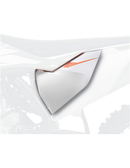 Tapa de caixa de l'filtre KTM 19- WH Polisport 8422300002