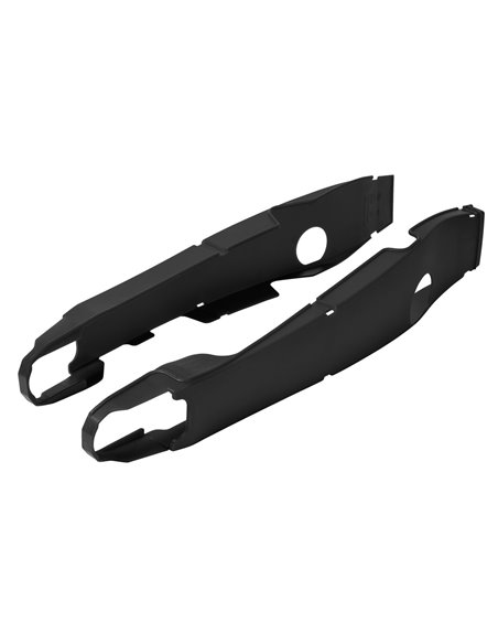 Yamaha YZ125,YZ250 - Swingarm Protectors Black - 2008-20 Models Polisport 8456800001
