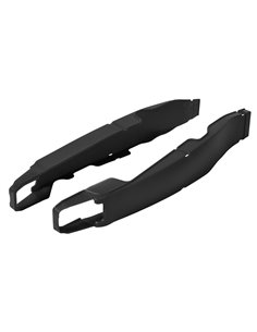 Yamaha YZ250F,YZ450F - Swingarm Protectors Black - 2005-08 Models Polisport 8984500001