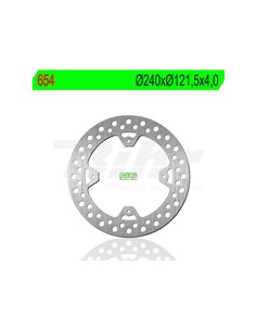 Brake disc NG 654 Ø240 x Ø121 x 4 Position: Rear