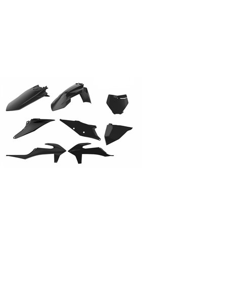 Plastics Kit SX / SXF 19- BLACK Polisport 90810