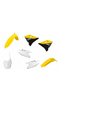Suzuki RM125,250 - Kit de Plásticos Restyling Cor OEM - Modelos 2001-08 Polisport 90864