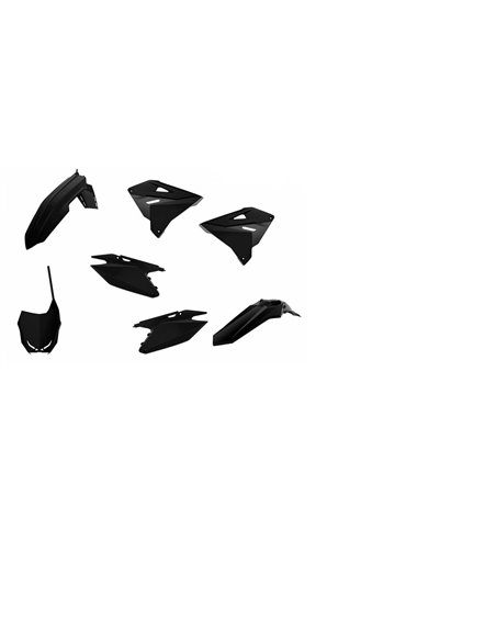 Suzuki RM125,250 - MX Restyling Kit Black - 2001-08 Models Polisport 90865
