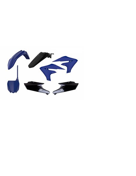 Yamaha YZ250F - MX Kit Plastique Bleu et Noir - Modèles 2019-20 Polisport 90830