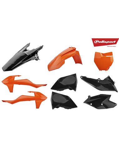 Kit de Plàstics KTM 19- OR / BLK Polisport 9083XX