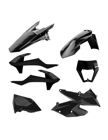 Plastic Kit EXC / EXCF 17-19 BK Polisport 90883