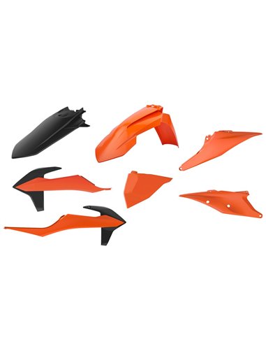 KTM EXC / EXC-F XC-W / XCF-W - Kit de Plàstiques per Enduro Color OEM - Models 2020 Polisport 90909