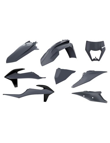 KTM EXC, EXC-F, XC-W, XCF-W - Kit de Plàstica Nardo Grey - Models 2020 Polisport 90917