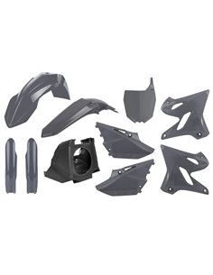Yamaha YZ125,YZ250 Restyling - Kit de Plásticos Nardo Grey - Modelos 2002-20 Polisport 90908