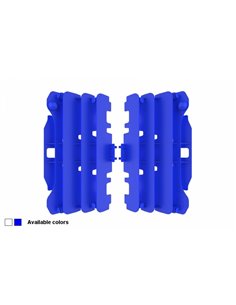 Yamaha YZ250F,YZ450F - Radiator Louvers Blue - 2007-09 Models Polisport 8458100002