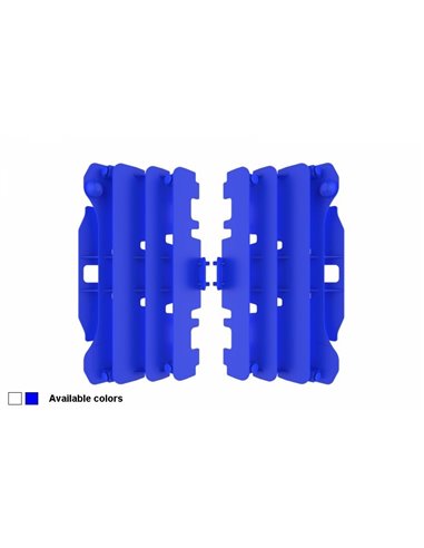 Yamaha YZ250F,YZ450F - Radiator Louvers Blue - 2007-09 Models Polisport 8458100002
