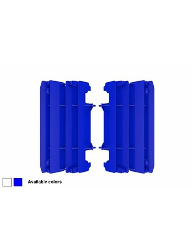 Yamaha YZ125,YZ250 - Radiator Louvers Blue - 2005-20 Models Polisport 8985500001
