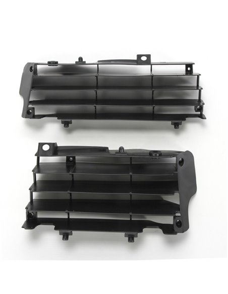 Kawasaki KX450F - Grelhas de Radiador Pretas - Modelos 2016-20 Polisport 8457800001