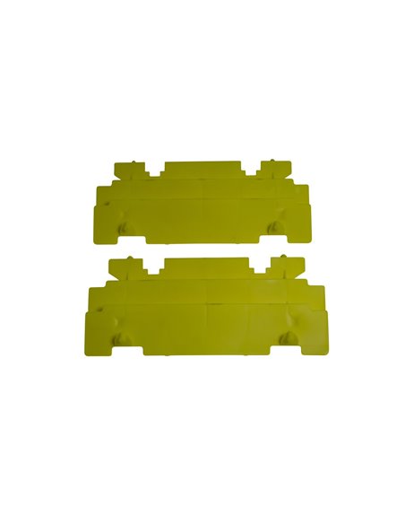 Suzuki RM250 - Radiator Louvers Yellow - 2001-08 Models Polisport 8466100002