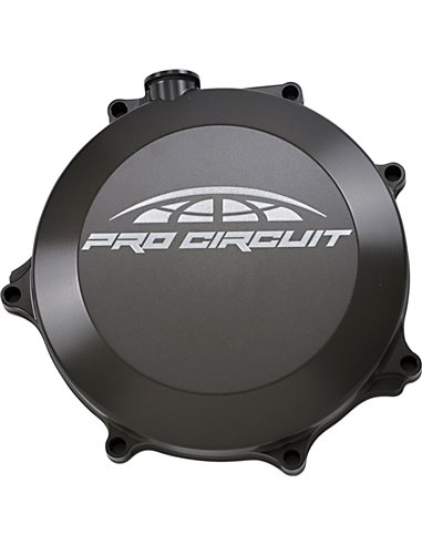 Pro Circuit Clutch Cover for Kawasaki KX450F: Aluminum, Black