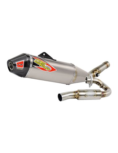 Exhaust System T-6 Euro Stainless With Titanium Canisters & Carbon End Cap PRO CIRCUIT 0111415H