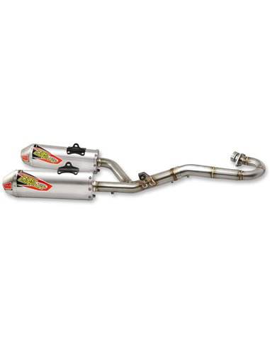 Exhaust System T-6 Dual Stainless Steel With Aluminium Canister PRO CIRCUIT 0111545G2