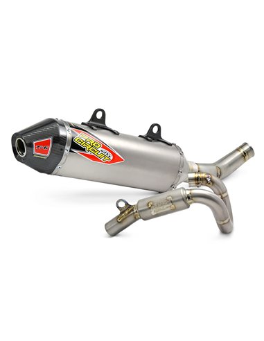 Exhaust System T-6 Euro Stainless With Titanium Canisters & Carbon End Cap PRO CIRCUIT 0151635H