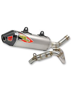 Système d'échappement T-6 Euro Inox avec bidons en titane et embout en carbone PRO CIRCUIT 0151725H