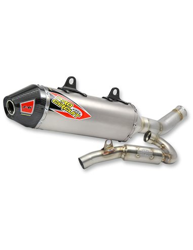 Système d'échappement T-6 Euro Inox avec bidons en titane et embout en carbone PRO CIRCUIT 0151745H