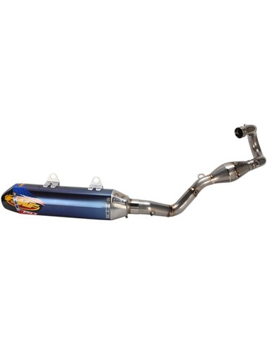 Sistema de escape de titânio e azul carbono anodizado Ktm FMF 045609