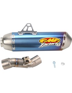 Factory 4.1 Slip-On Muffler Titanium Blue Anodized Honda FMF 041291