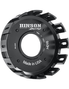 HINSON clutch bell, aluminum, with damping rubbers, Yamaha YFZ350 Banshee