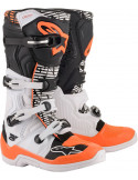 Bottes Motocross Alpinestars Tech 5 Blanc / Noir / Orange 13