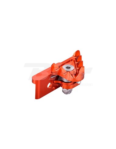 Rear brake pedal Xtrem tip CNC orange