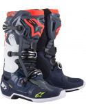 Botas de motocross Alpinestars Tech 10 Blue | Cinza | Red10