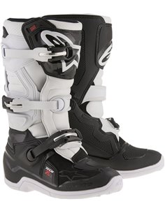 Bottes motocross enfants Tech 7S motocross Alpinestarss Noir / Blanc 2