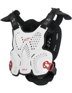 Alpinestars 6700116-213-Xl2 Plastron A-1 Noir / Blanc Xl / 2Xl