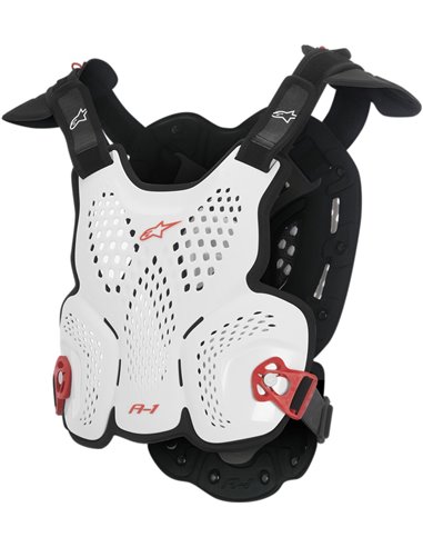 Peto protector A-1 Negro/Blanco Xl/2Xl Alpinestars 6700116-213-Xl2
