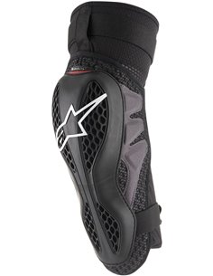 Rodilleras motocross Sequence Negro/Rojo S/M Alpinestars 6502618-13-Sm
