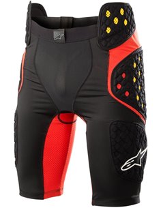 Sequence Pro Protection Short Black/Red Small Alpinestars 6507718-13-S
