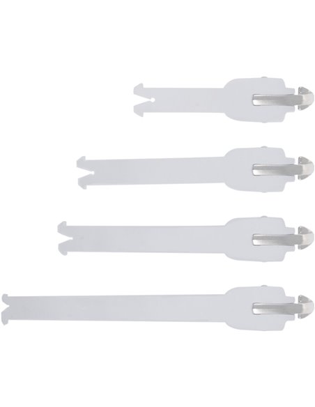 Tech 7/Tech 5 Buckle/Straps Replacement White Alpinestars 25Cit74-20