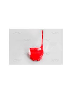 Front number holder UFO-Plast Honda white HO04672-070