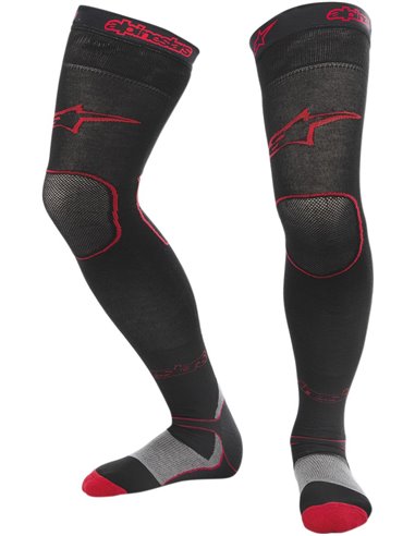 Long Mx Socks Negro/Rojo S/M Alpinestars 4705015-13-Sm