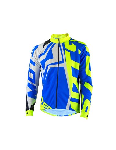 Blusão Trial MOTS STEP4 Azul/Fluo XXL