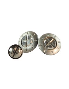 Screw set (3 uds.) trials Helmet GO2 argent